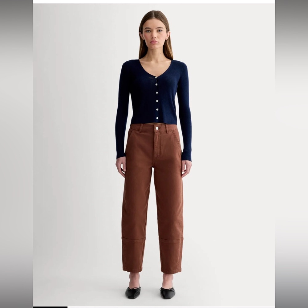 Everlane 🌲 Rosewood Utility Barrel Pants